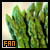 Fan of asparagus