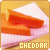 Fan of cheddar cheese