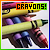 Fan of crayons