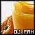 Fan of orange juice